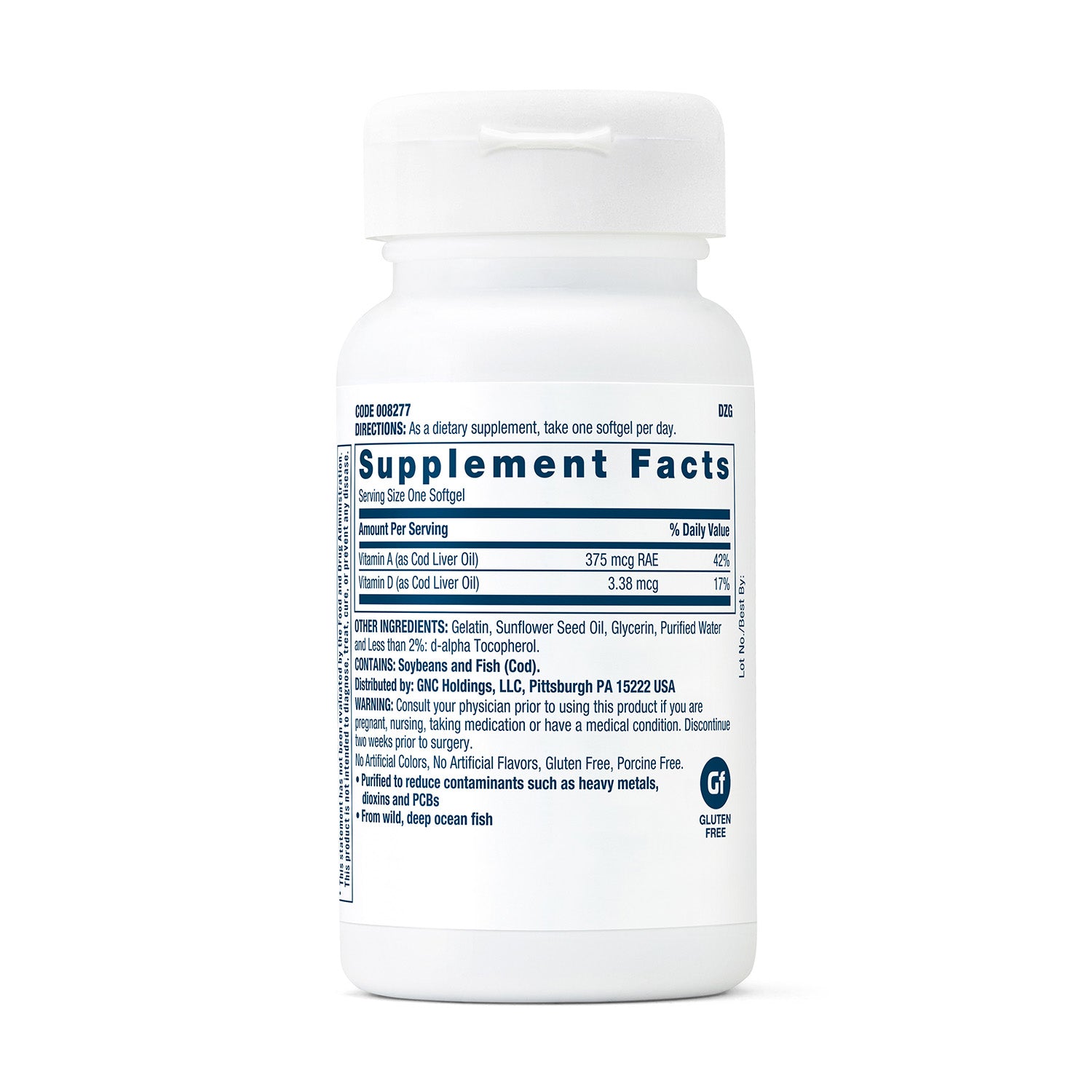 زيت كبد سمك القد من جي إن سي 400 ملغ