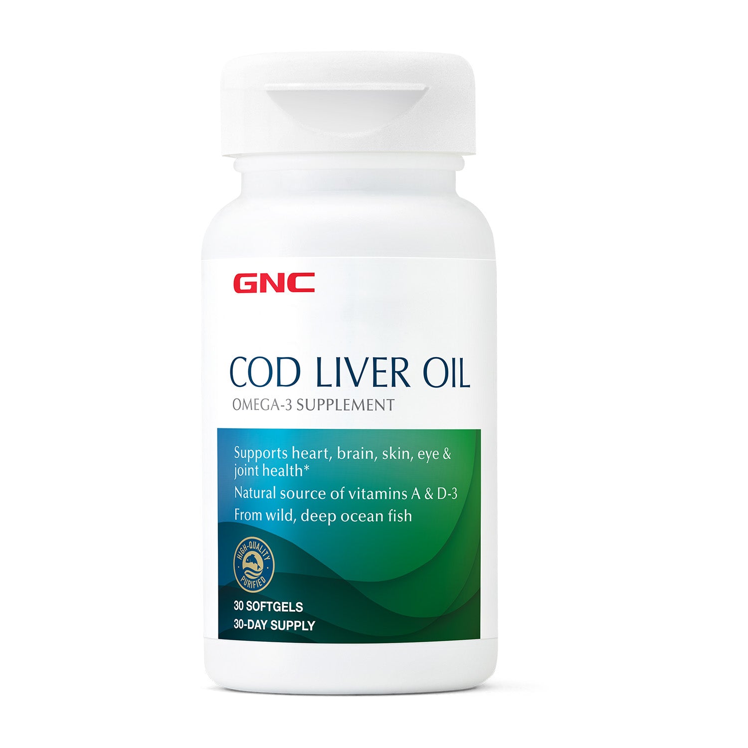 زيت كبد سمك القد من جي إن سي 400 ملغ