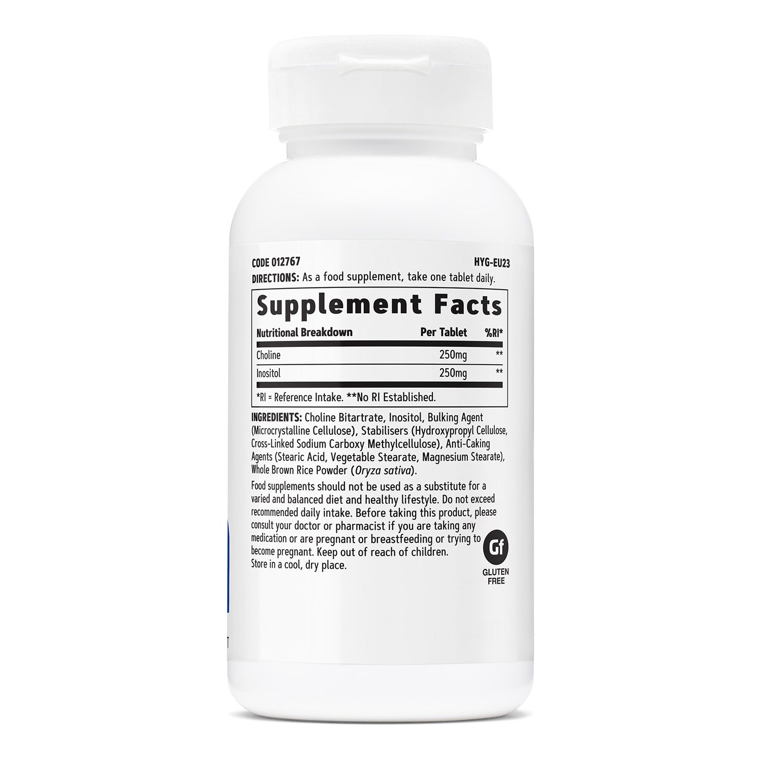 GNC Choline Inositol 250 mg