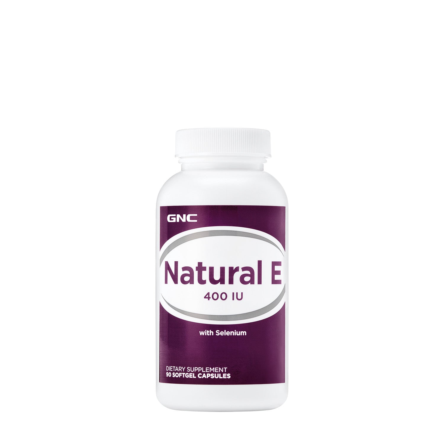 GNC Natural E 400 IU مع السيلينيوم