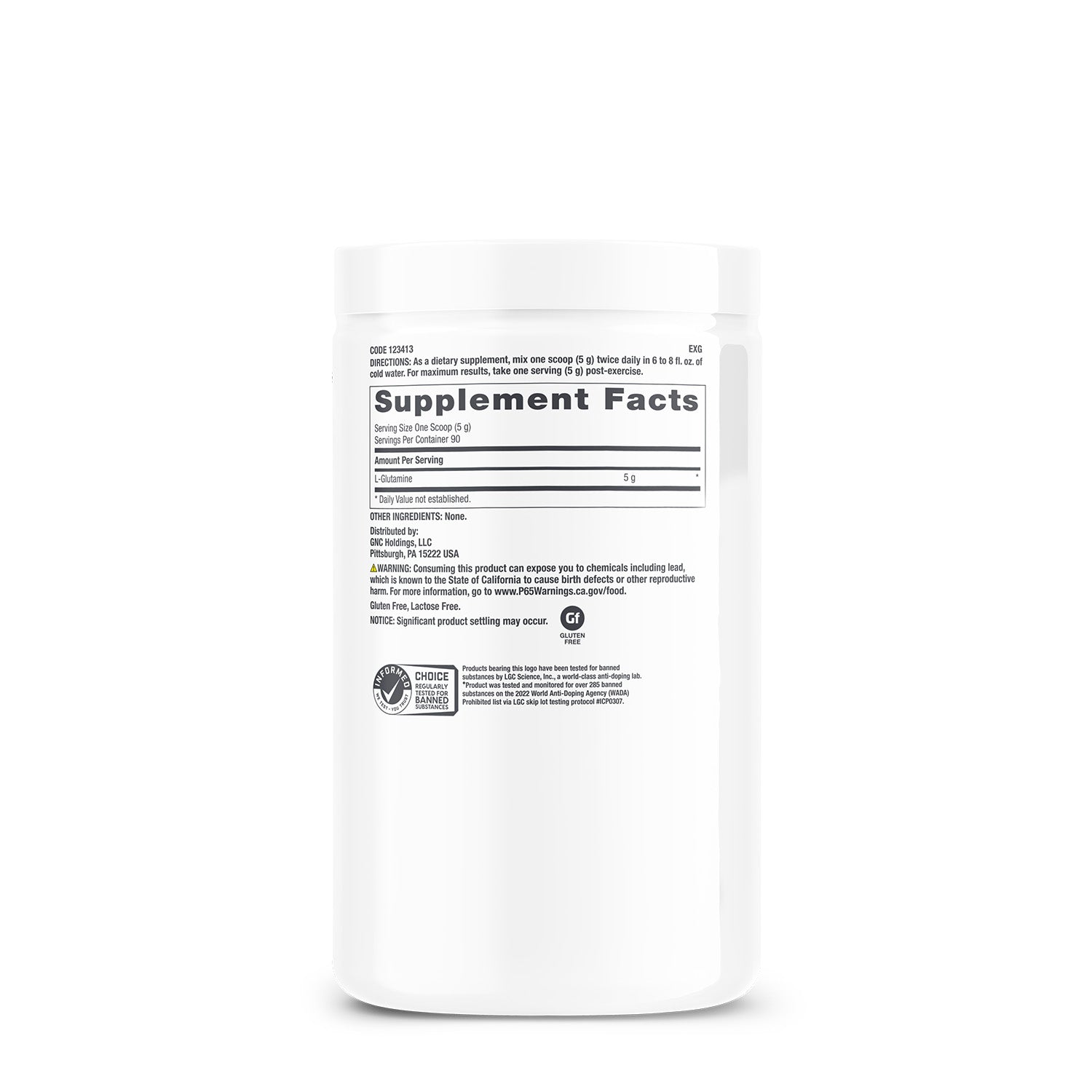 جي إن سي برو بيرفورمانس® إل-جلوتامين ٥٠٠٠ مجم