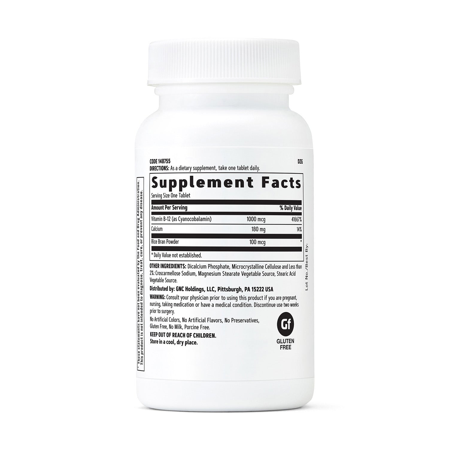 GNC Vitamin B-12 1000 mcg