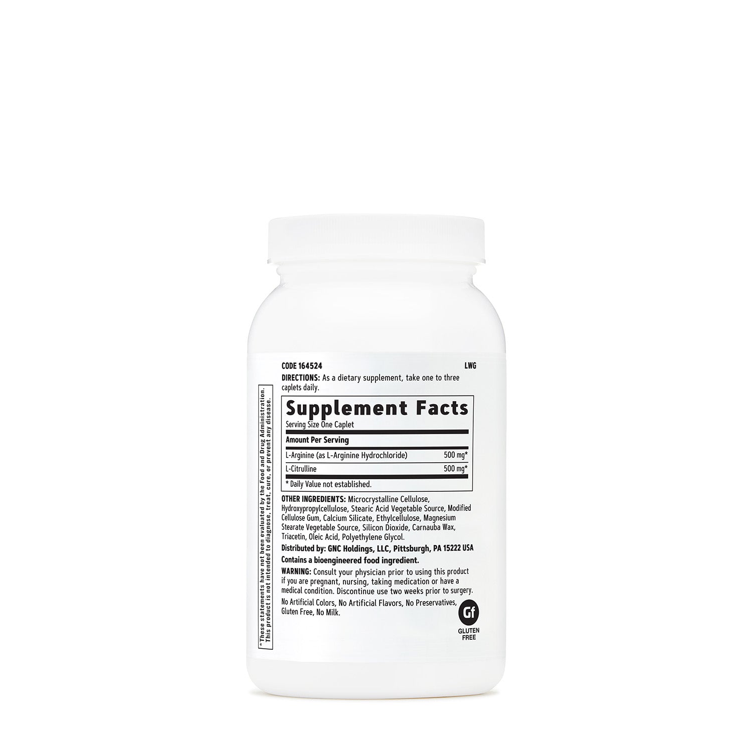 جي إن سي إل-أرجينين و إل-سيترولين ٥٠٠ مجم