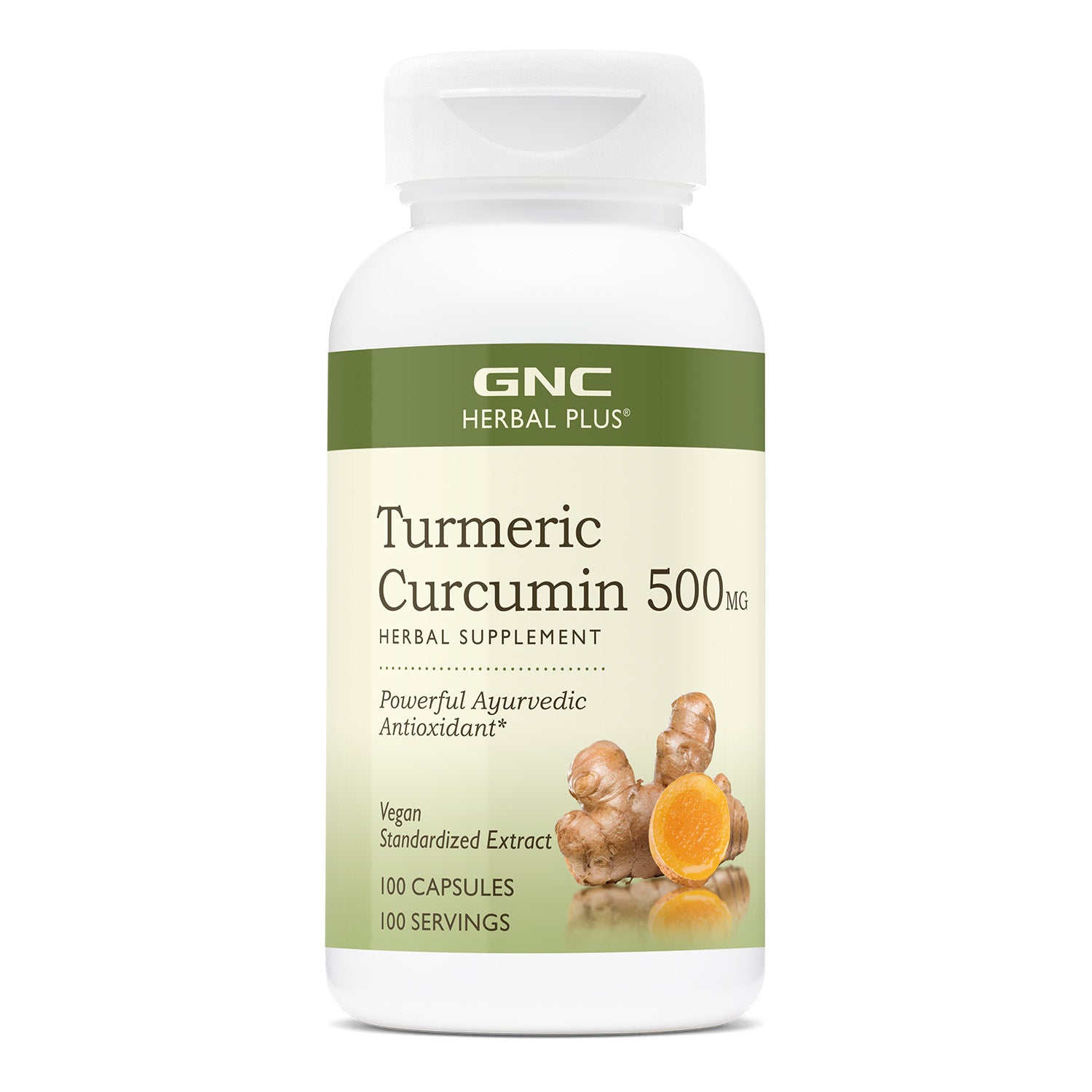 GNC Herbal Plus® الكركمين والكركمين 500 ملغ