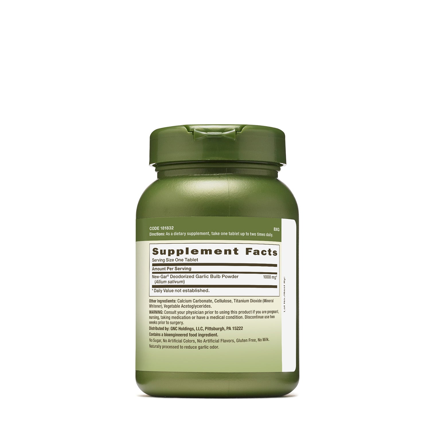 GNC Herbal Plus® ثوم عديم الرائحة 1000 ملغ