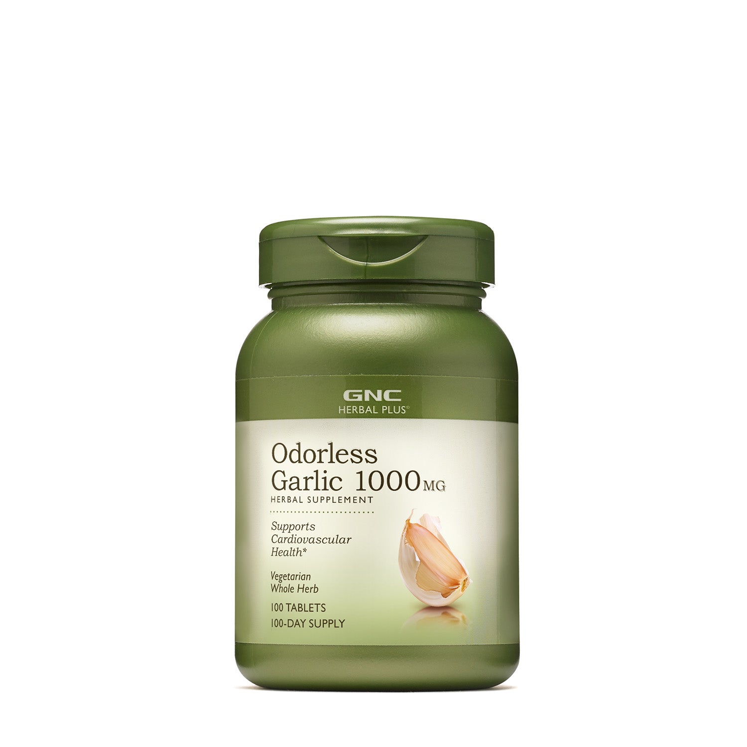 GNC Herbal Plus® ثوم عديم الرائحة 1000 ملغ