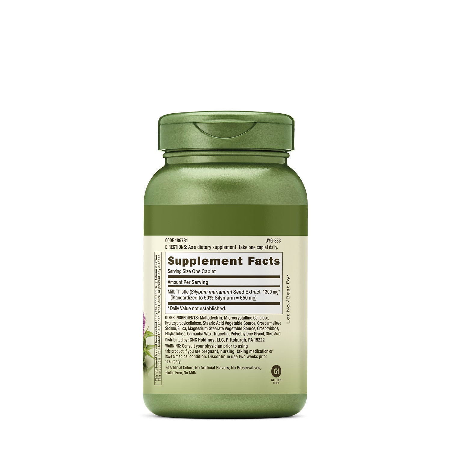 جي إن سي هيربال بلس® حليب الشوك 1300 ملغ