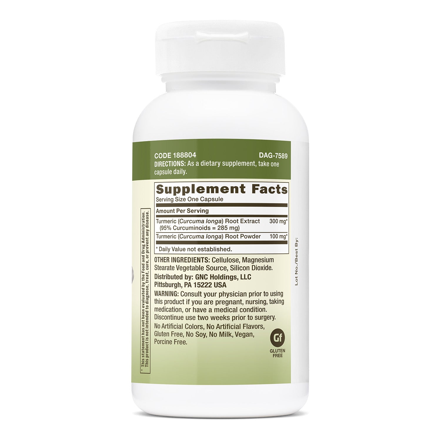 GNC Herbal Plus® Turmeric Complex