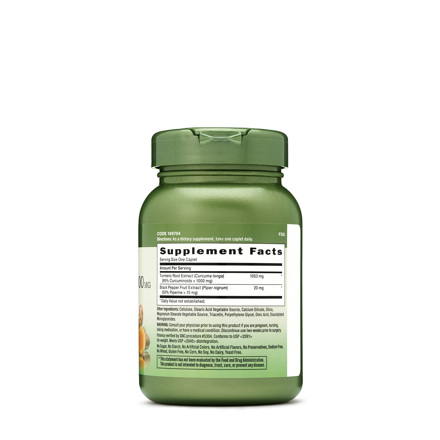 GNC Herbal Plus® الكركمين والكركمين 1000 ملغ