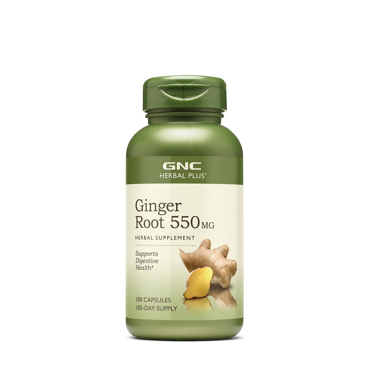 جذر الزنجبيل GNC Herbal Plus® 550 ملغ