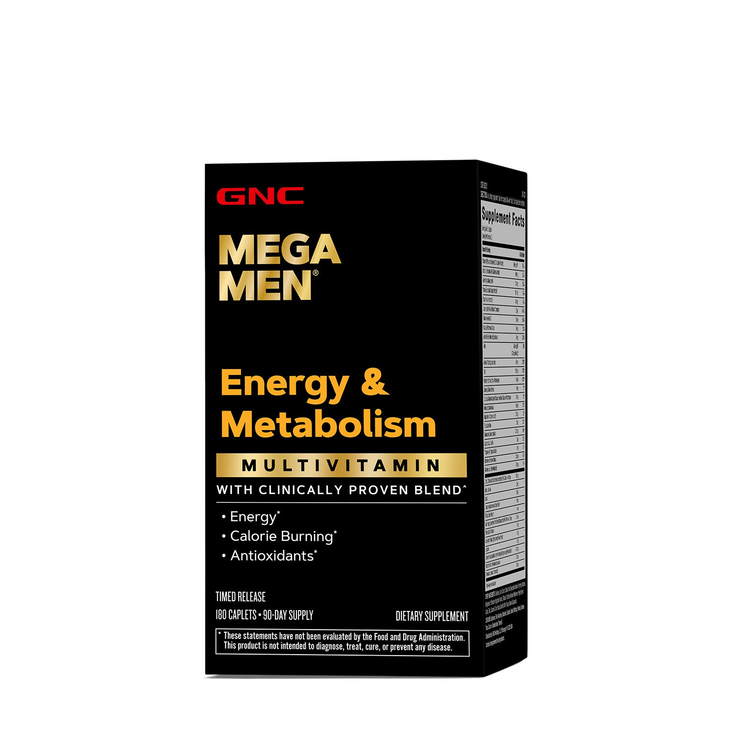 فيتامينات متعددة GNC Mega Men® للطاقة والتمثيل الغذائي