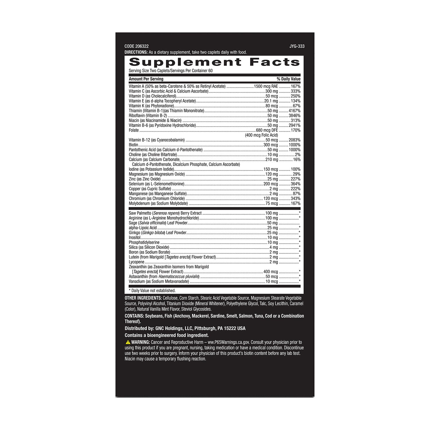 GNC Mega Men® 50 Plus متعدد الفيتامينات ذو إطلاق زمني