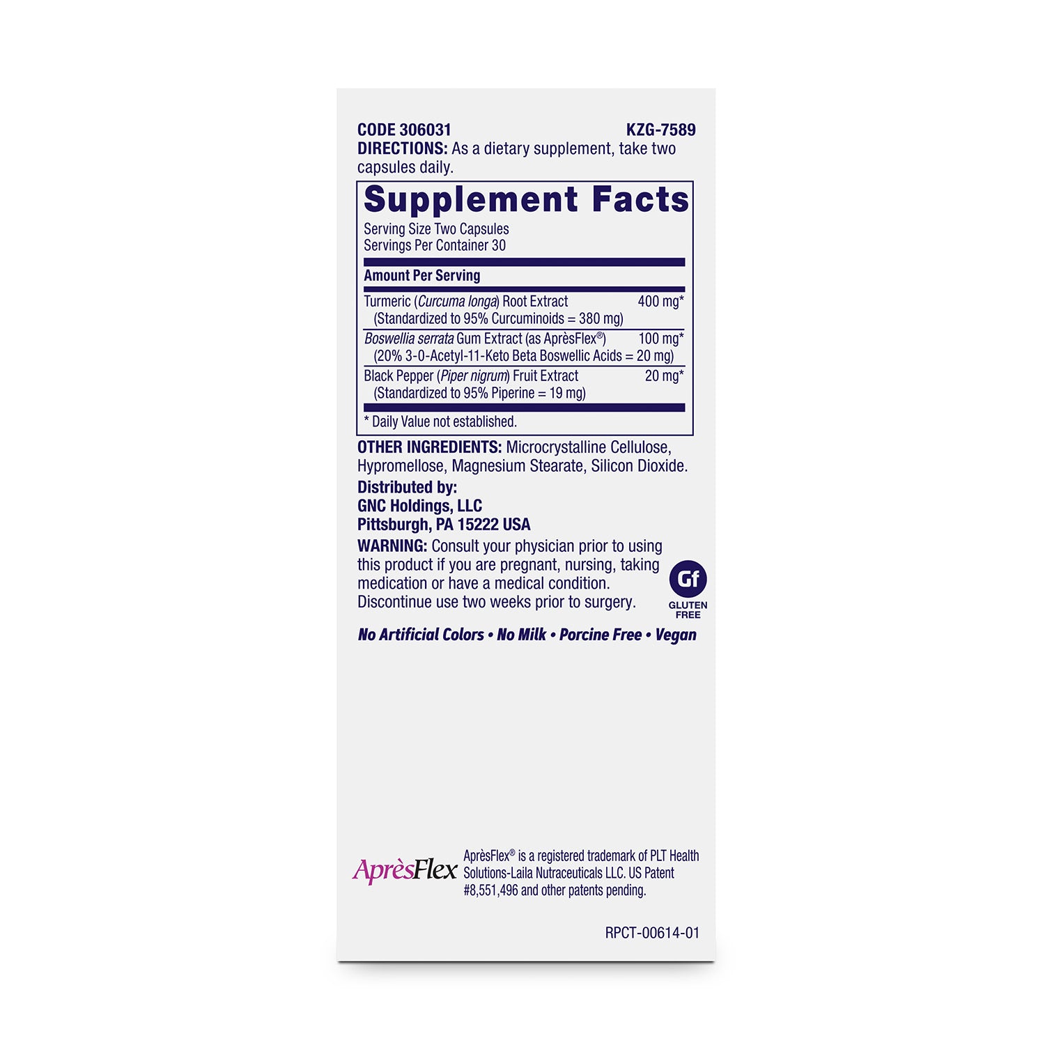 GNC TriFlex™ Joint Support Turmeric Formula