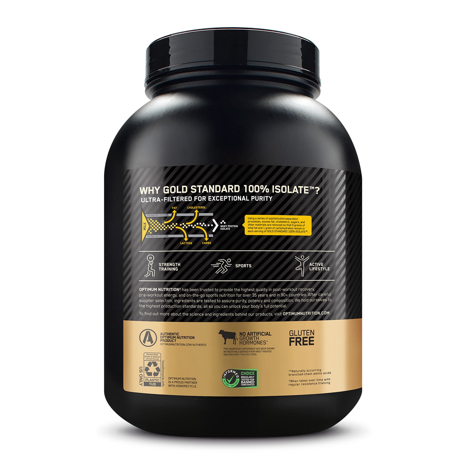 Optimum Nutrition® Gold Standard® 100% عزل