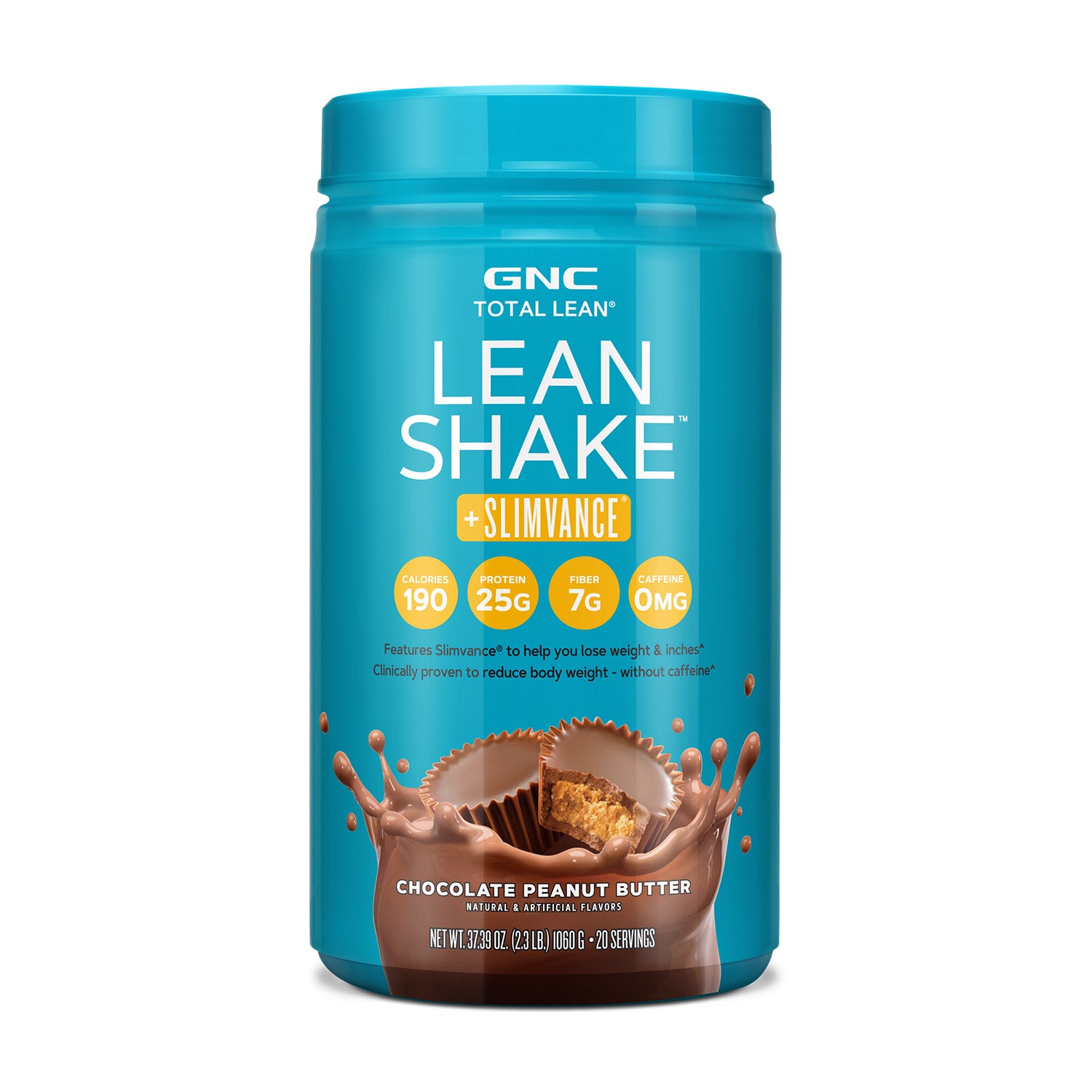 GNC Total Lean® Lean Shake™ + Slimvance® خالي من الكافيين