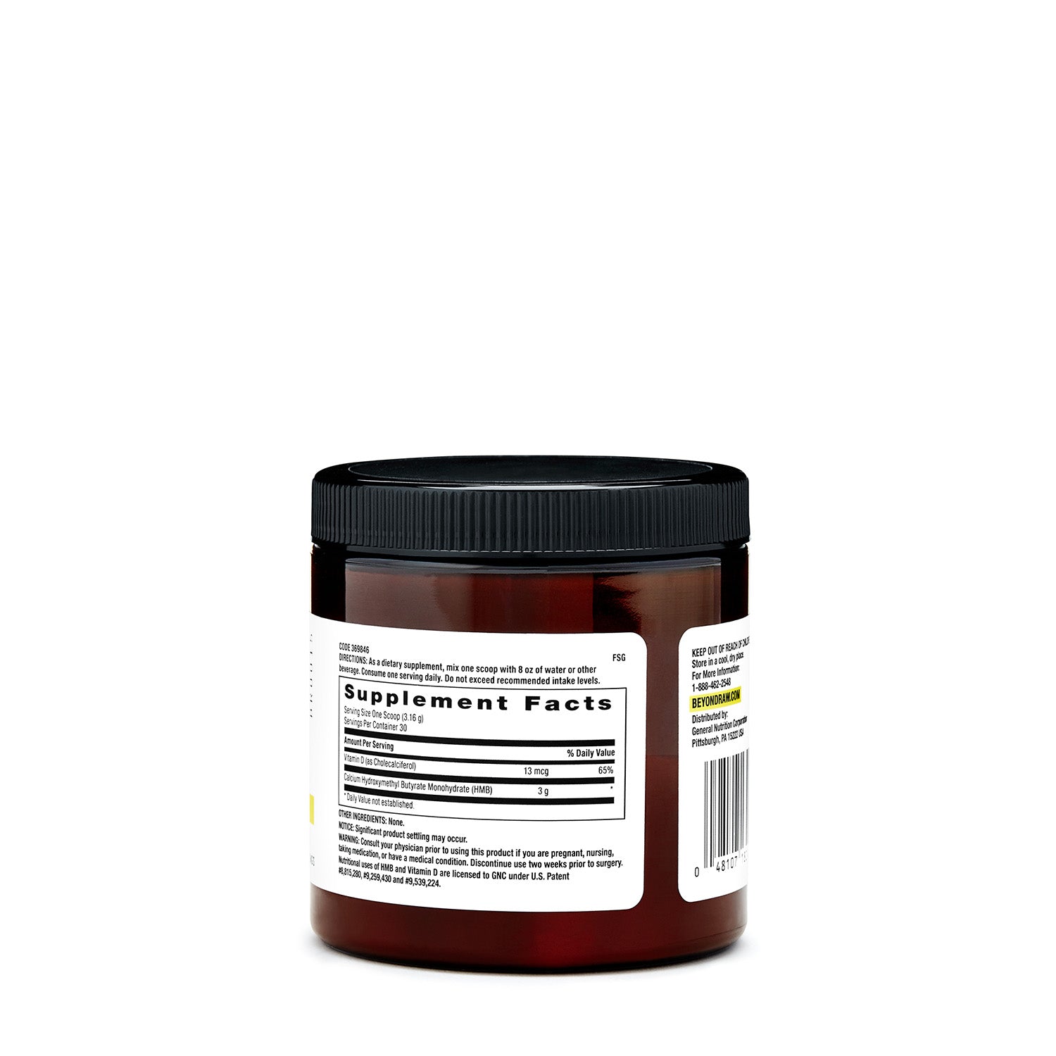 مختبرات GNC Beyond Raw® Chemistry Labs™ HMB