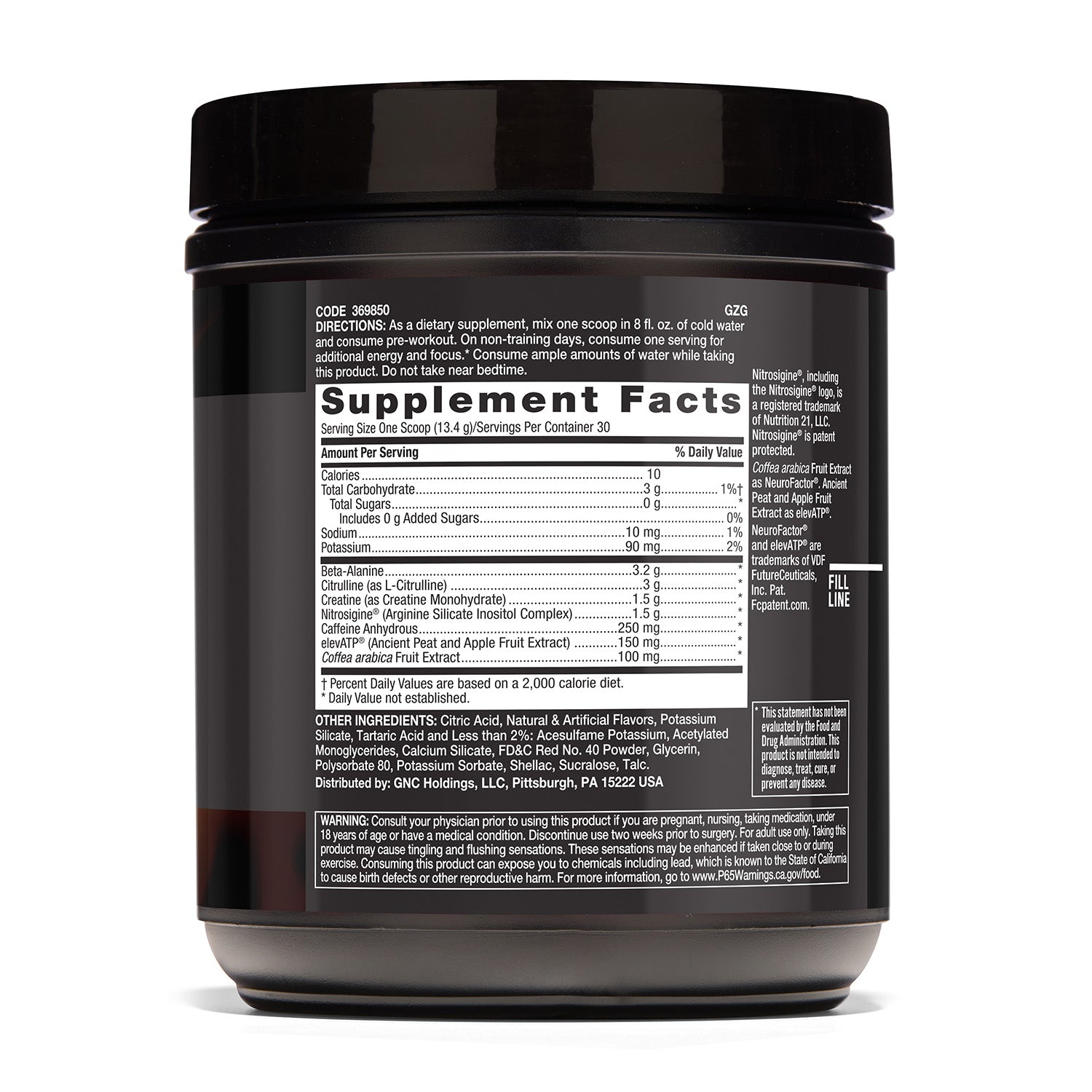 GNC Beyond Raw® LIT™ Pre-Workout