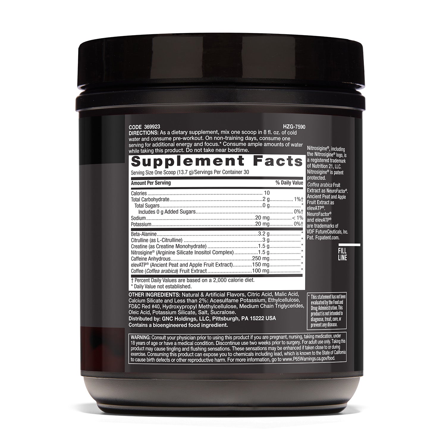 GNC Beyond Raw® LIT™ Pre-Workout