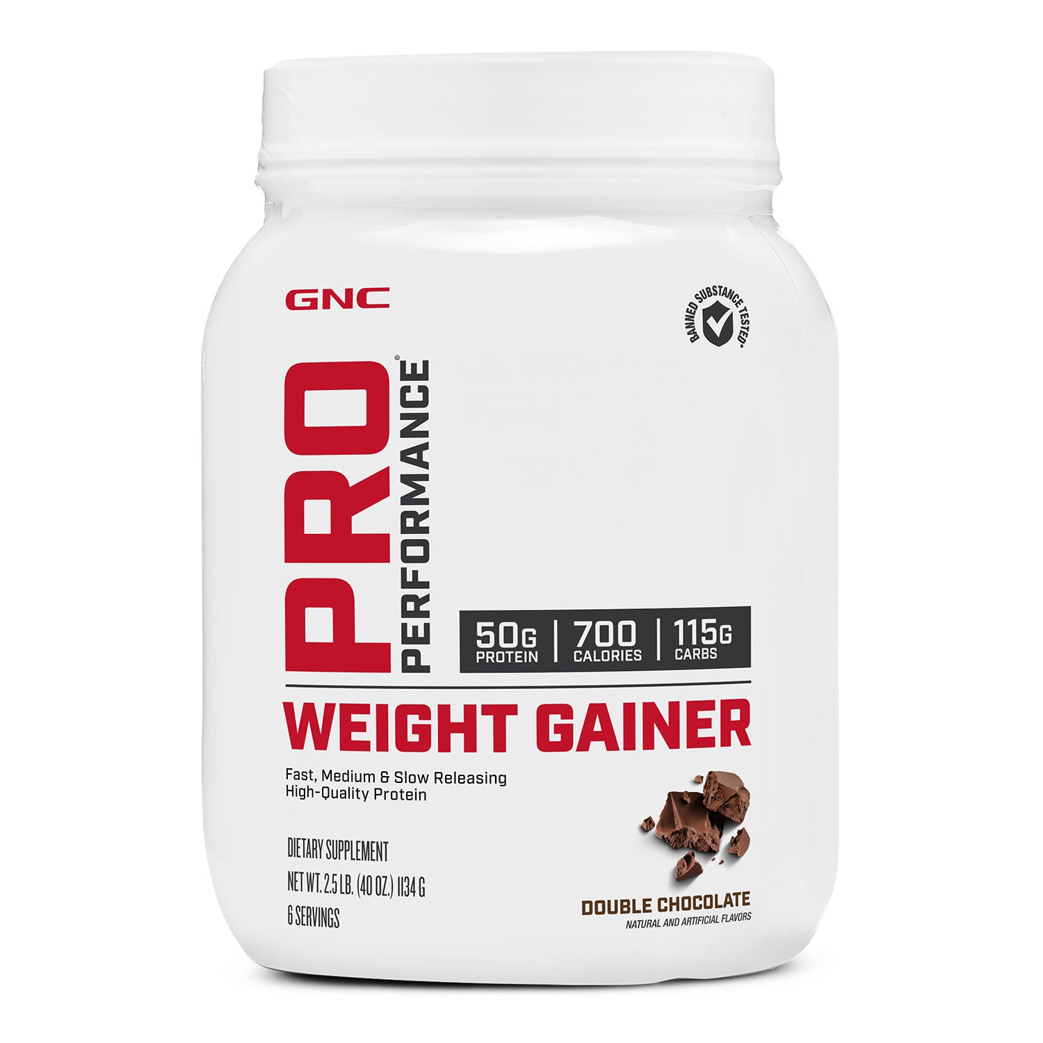مكمل GNC Pro Performance® لزيادة الوزن
