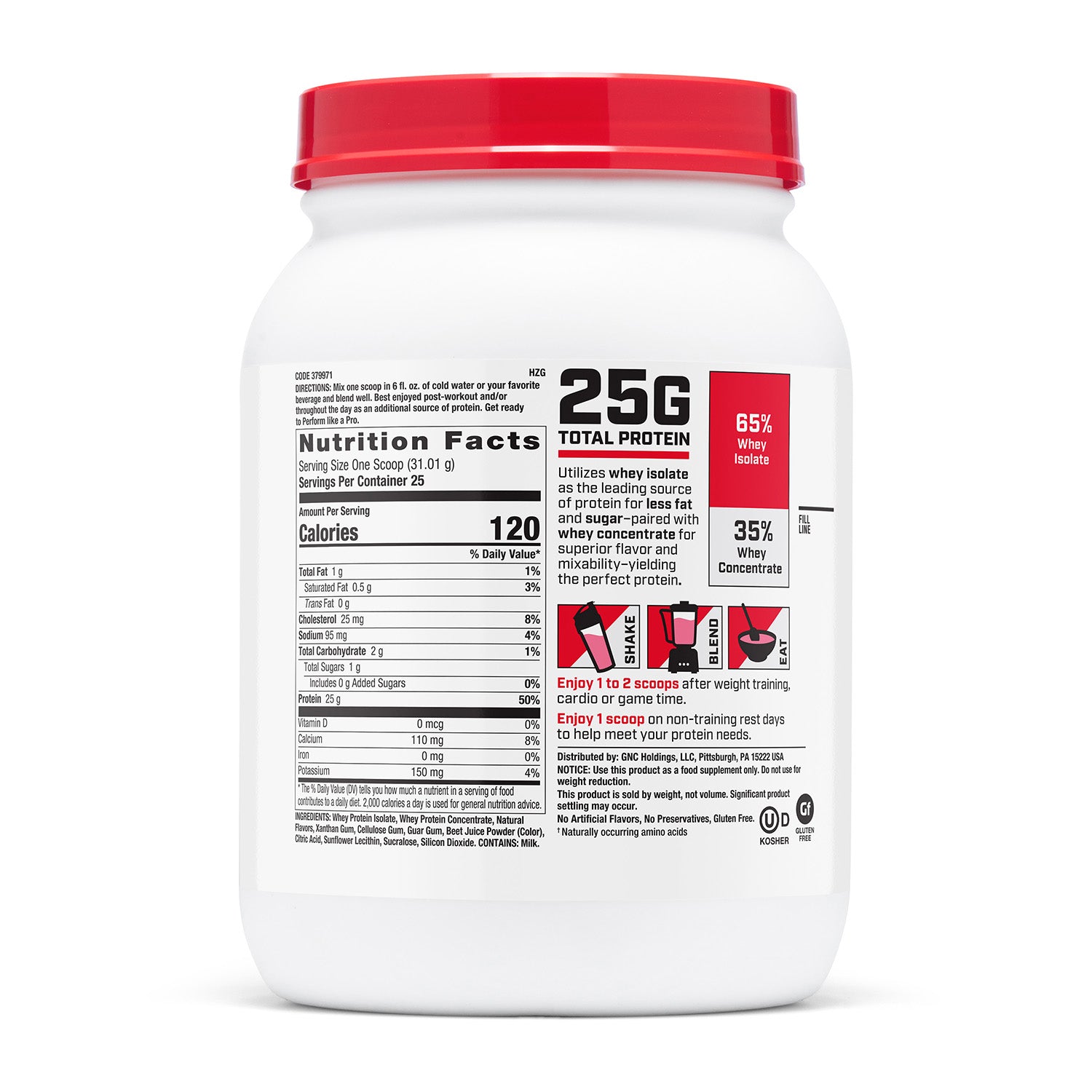 GNC Pro Performance® 2.0 100% Whey