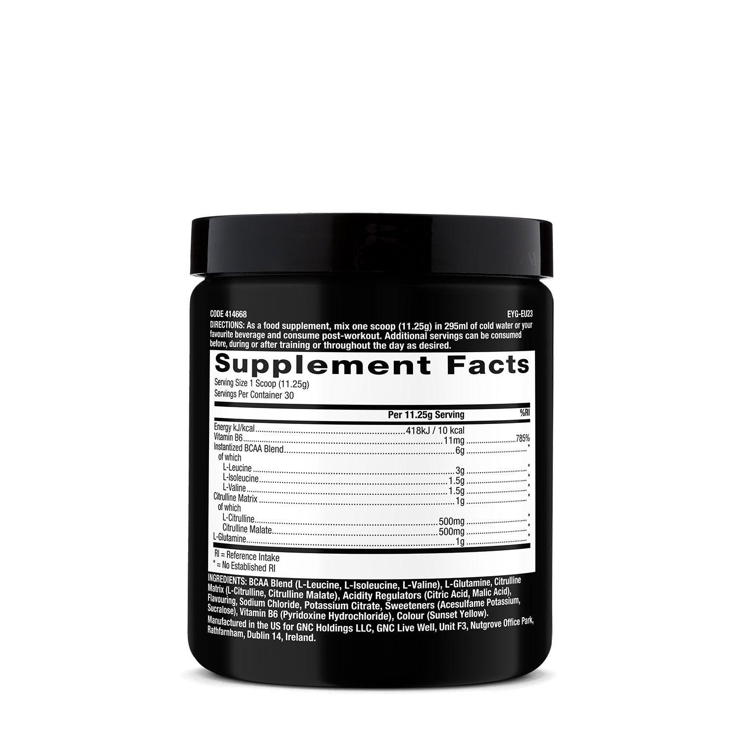 GNC Pro Performance® AMP Gold Series BCAA Advanced