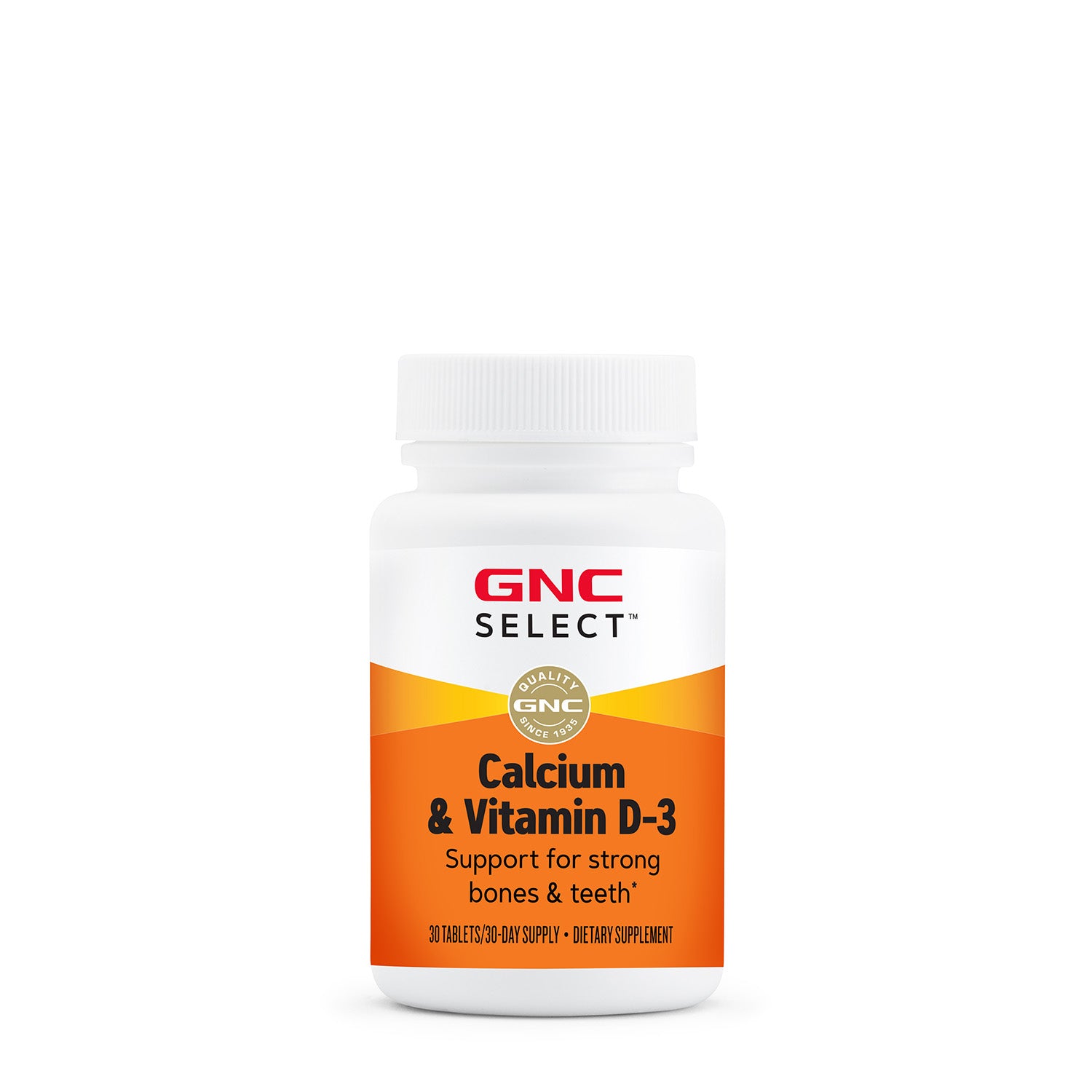 GNC Select™ Calcium & Vitamin D-3 (EXPIRY AUG 2026)