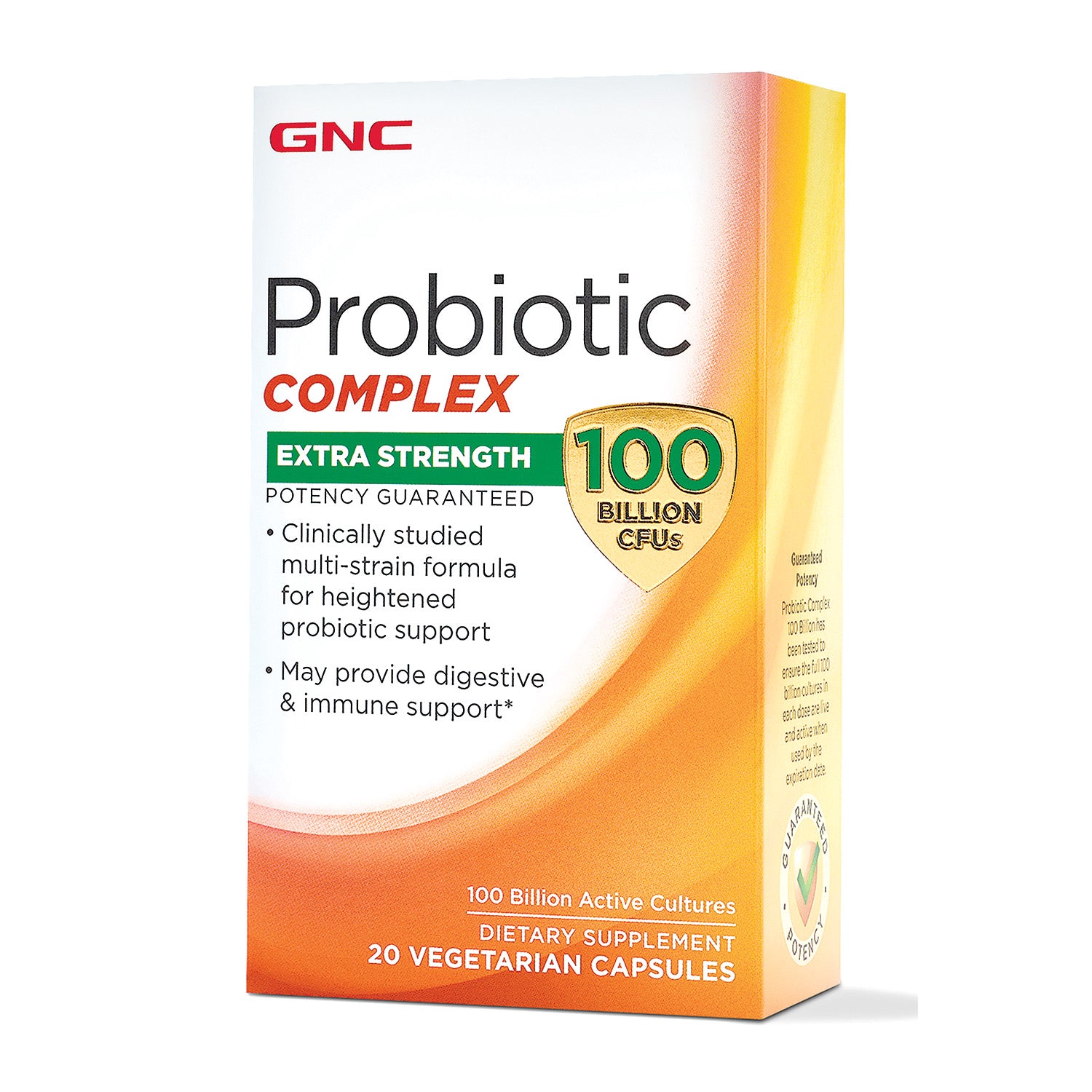 مُركب بروبيوتيك من جي إن سي بقوة إضافية 100 مليار وحدة تشكيل مستعمرة