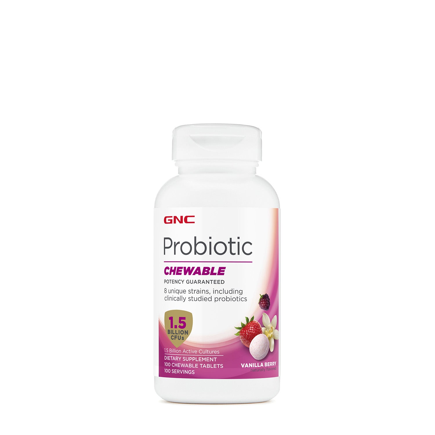 GNC Probiotic Chewable 1.5 Billion CFUs