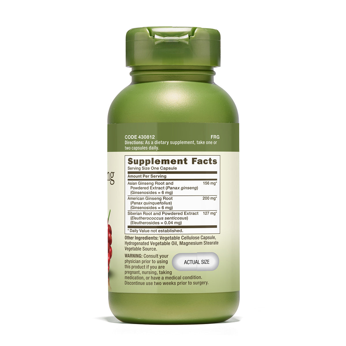 GNC Herbal Plus® Triple Ginseng Root