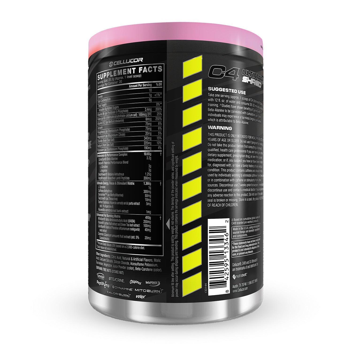 Cellucor C4® Ultimate Shred قبل التمرين