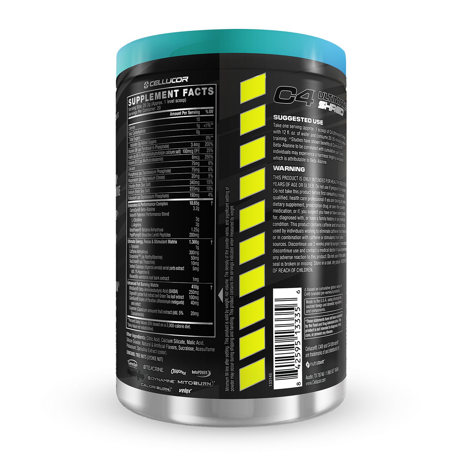 Cellucor C4® Ultimate Shred قبل التمرين