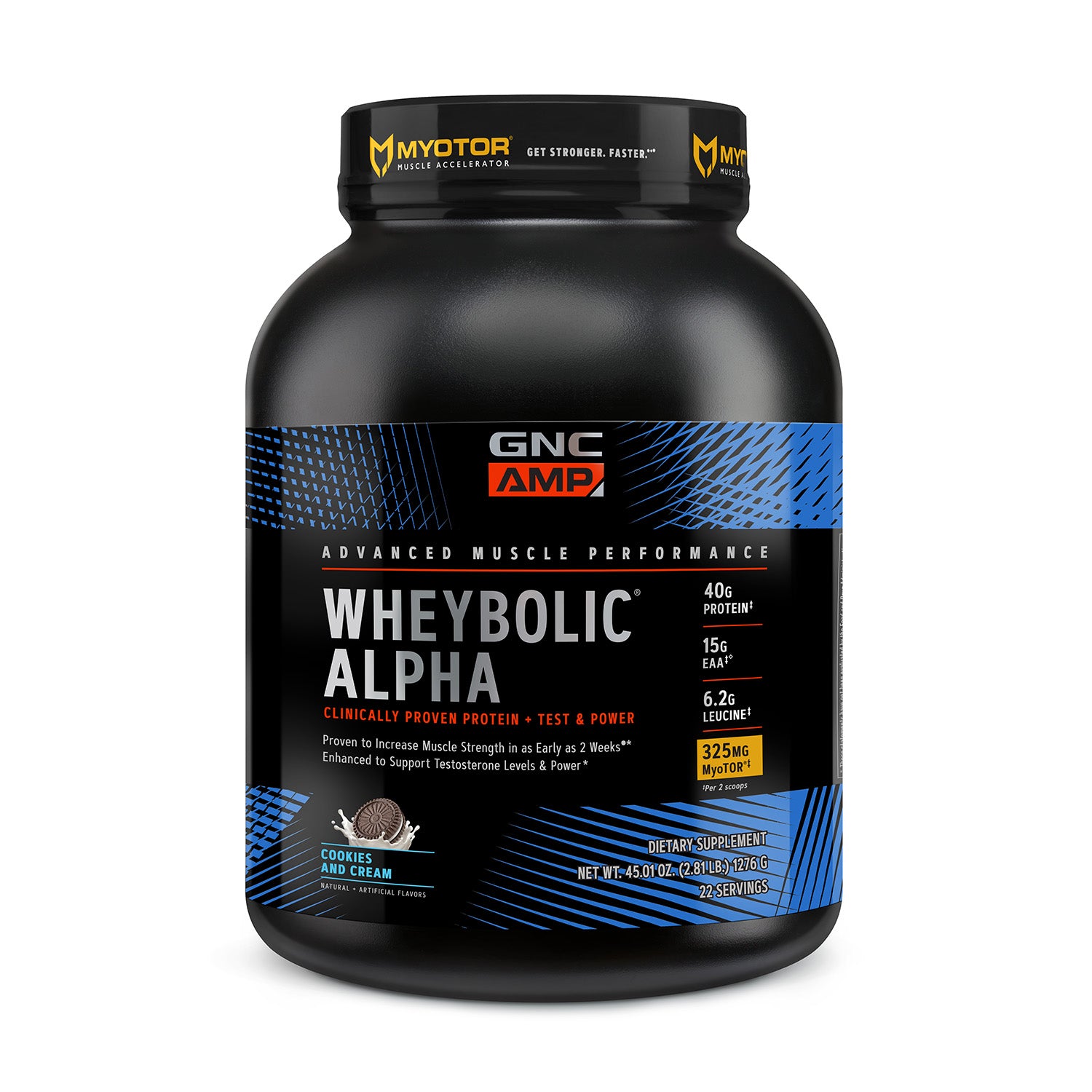 GNC AMP® Wheybolic™ Alpha مع MyoTOR®