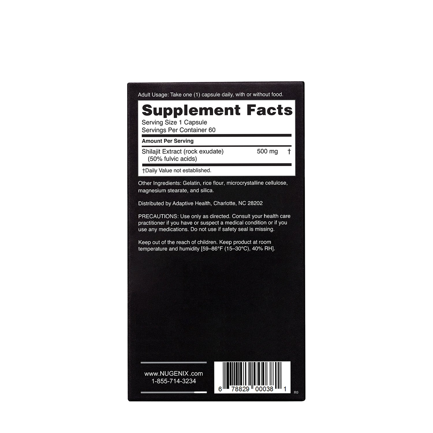 نوجينيكس® شيلاجيت 500 ملغ