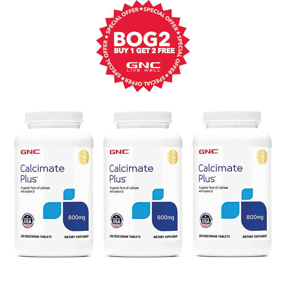 GNC Calcimate Plus® 800 mg (اشترِ واحدًا واحصل على الثاني)