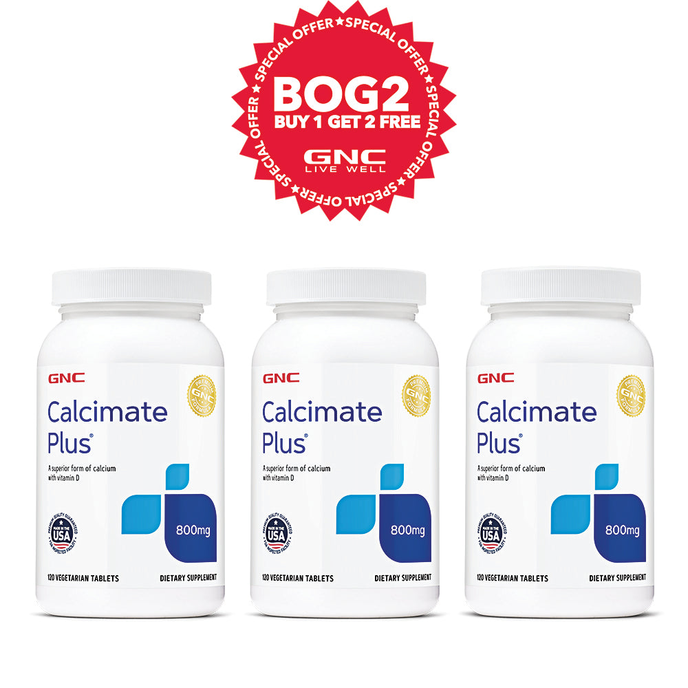 GNC Calcimate Plus® 800 mg (اشترِ واحدًا واحصل على الثاني)