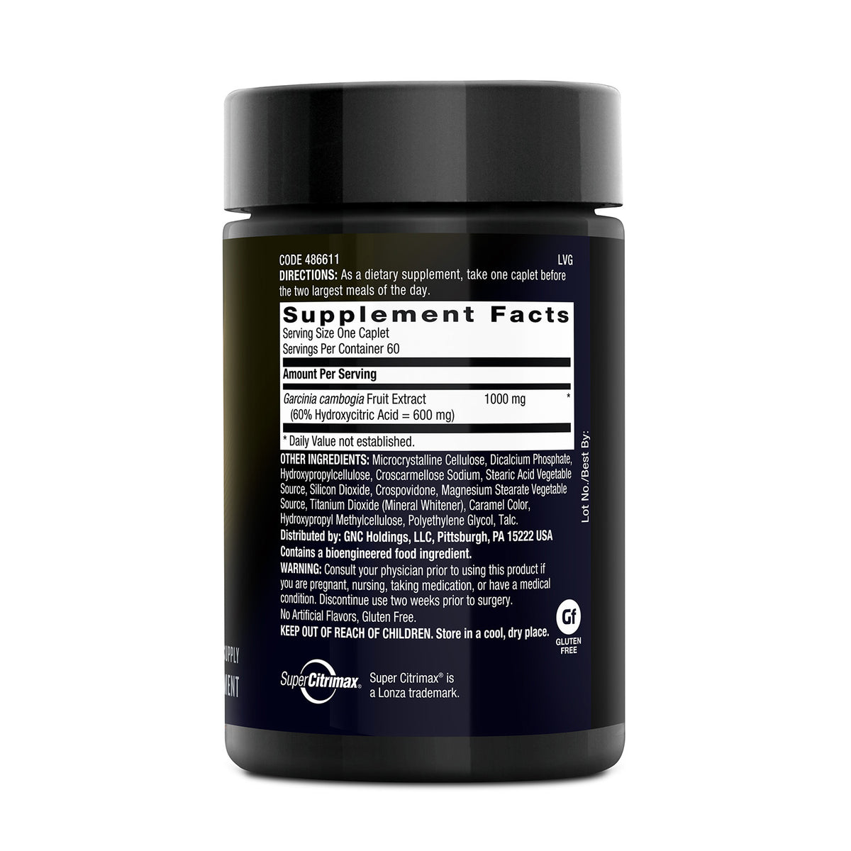 GNC BodyDynamix® سوبر سيتريماكس® جارسينيا