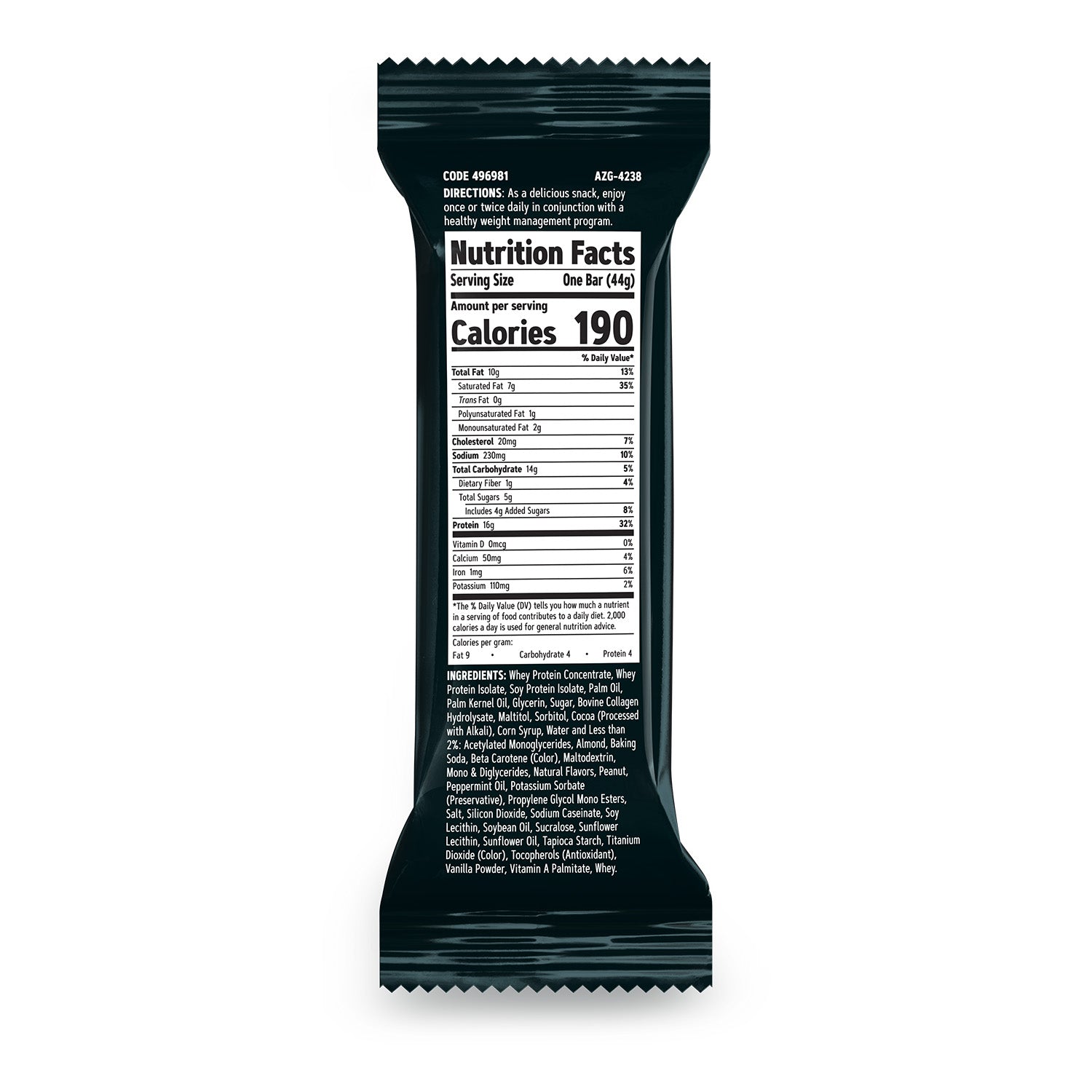 GNC Total Lean® Layered Lean Bar 44g