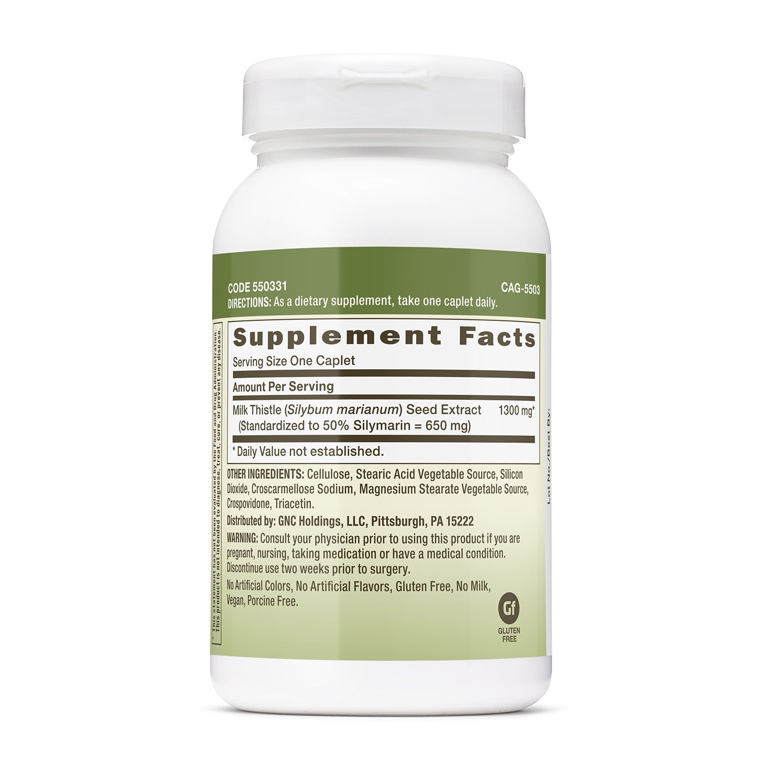 جي إن سي هيربال بلس® حليب الشوك 1300 ملغ