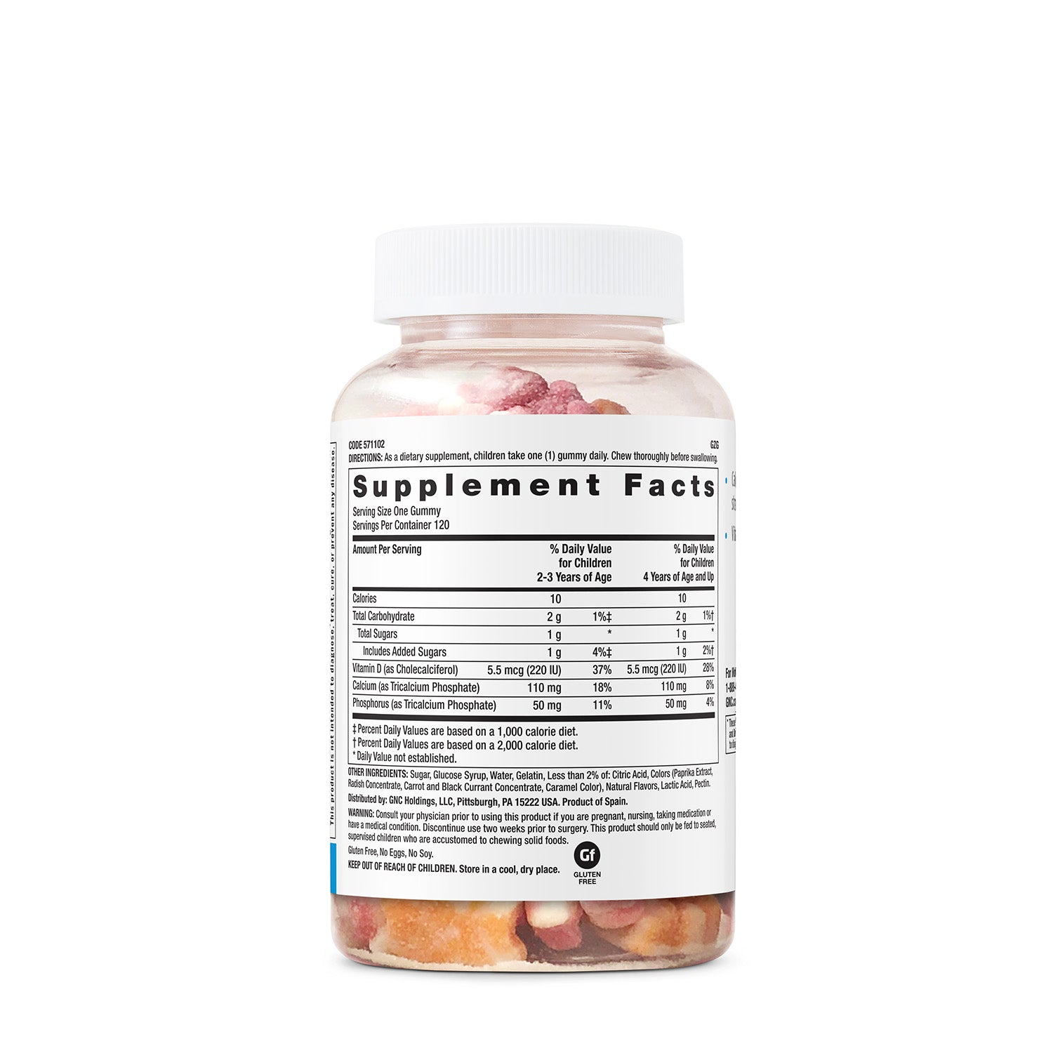 GNC Milestones® Kids Gummy Calcium