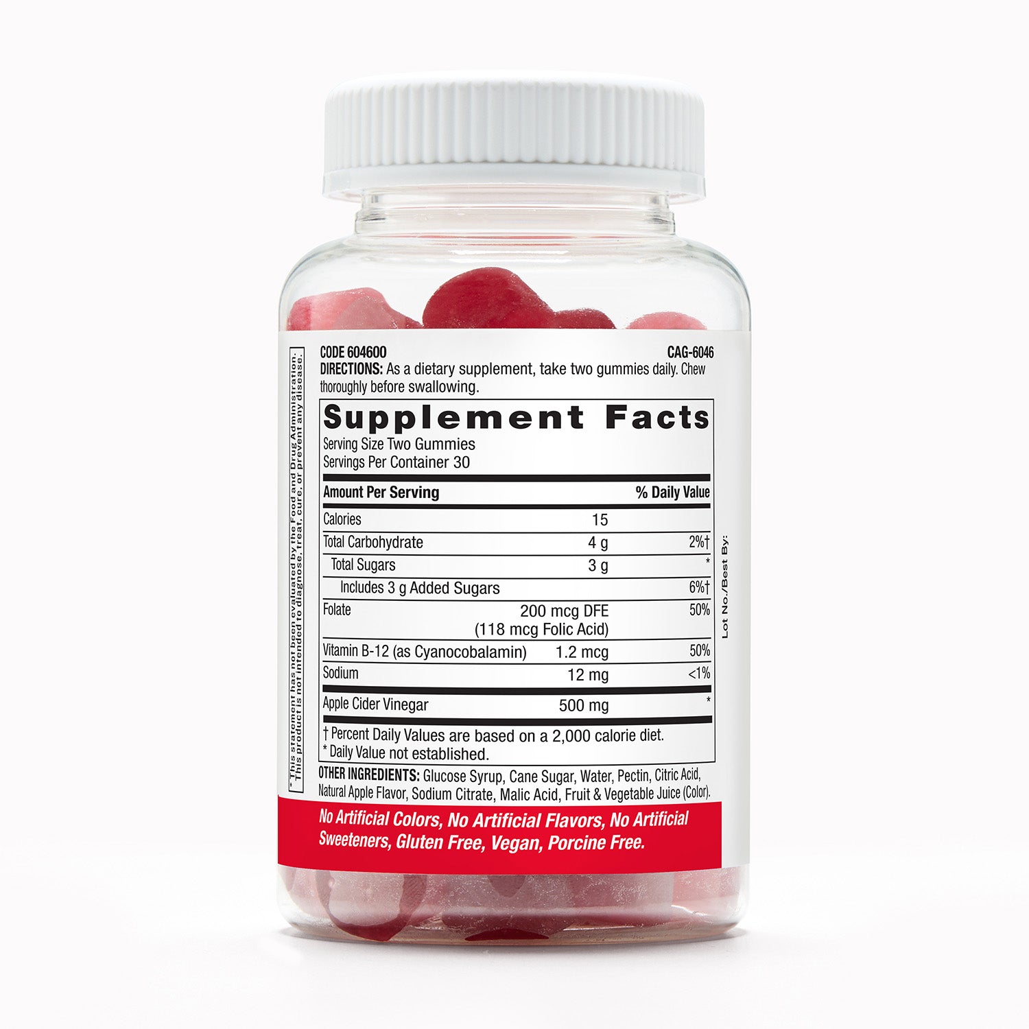 علكة خل التفاح سوبر فودز من جي إن سي