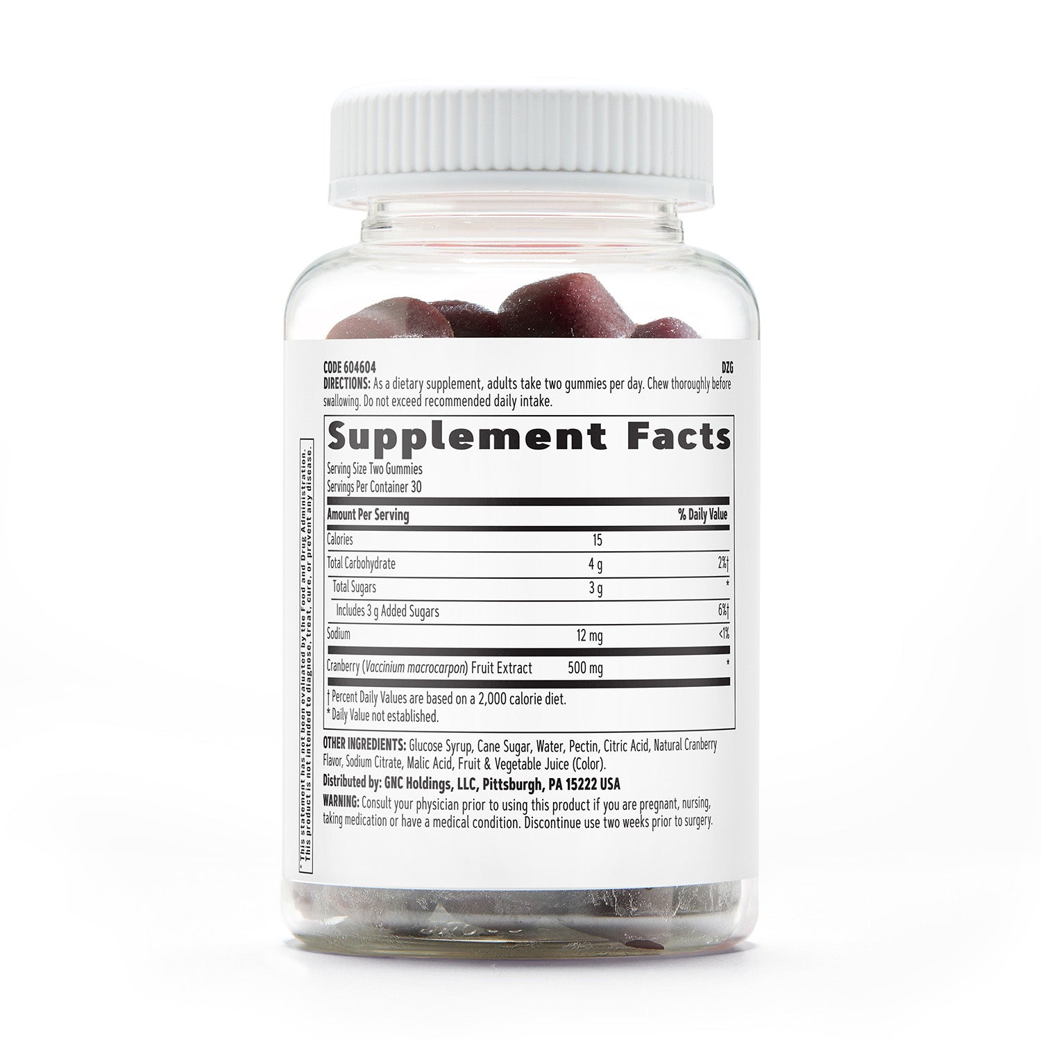 حلوى التوت البري من GNC للنساء