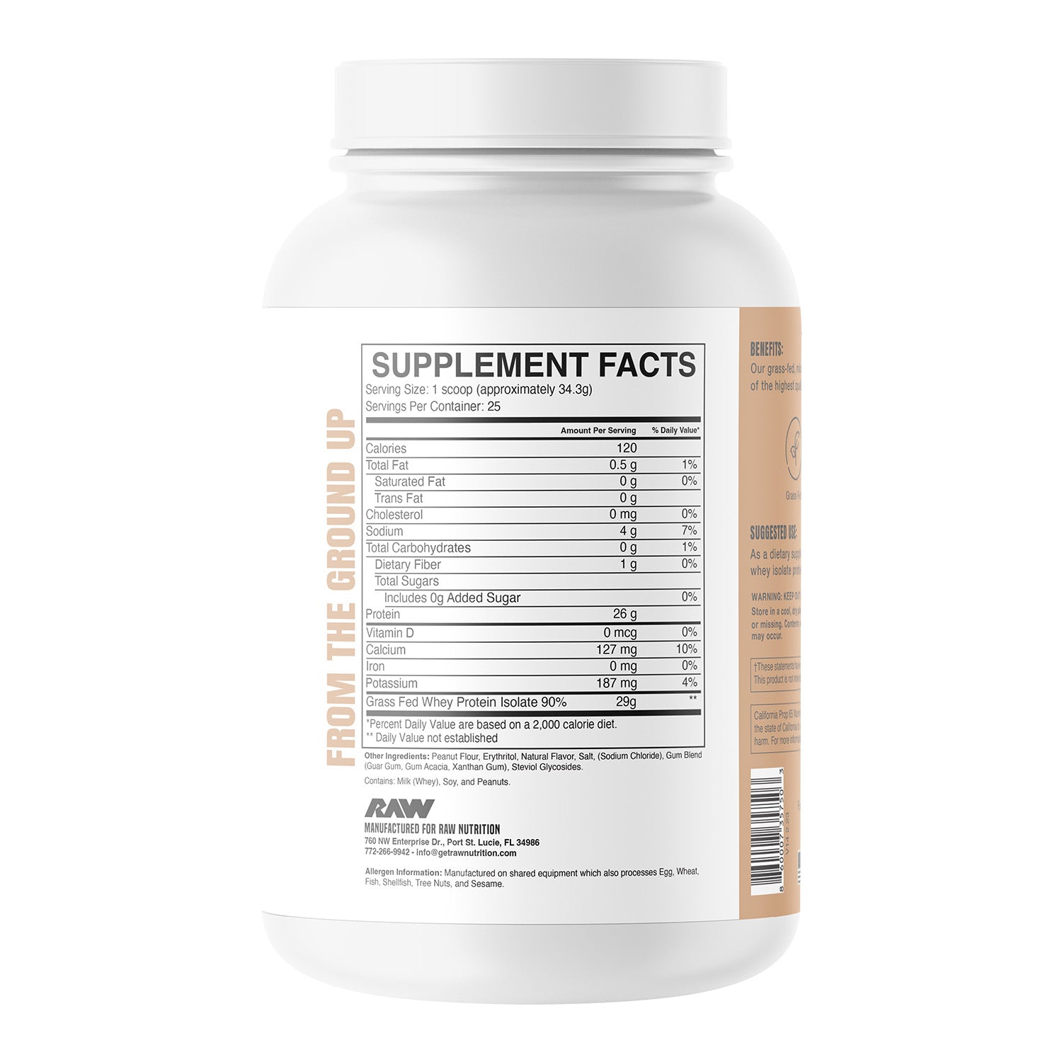 بروتين معزول من RAW Nutrition