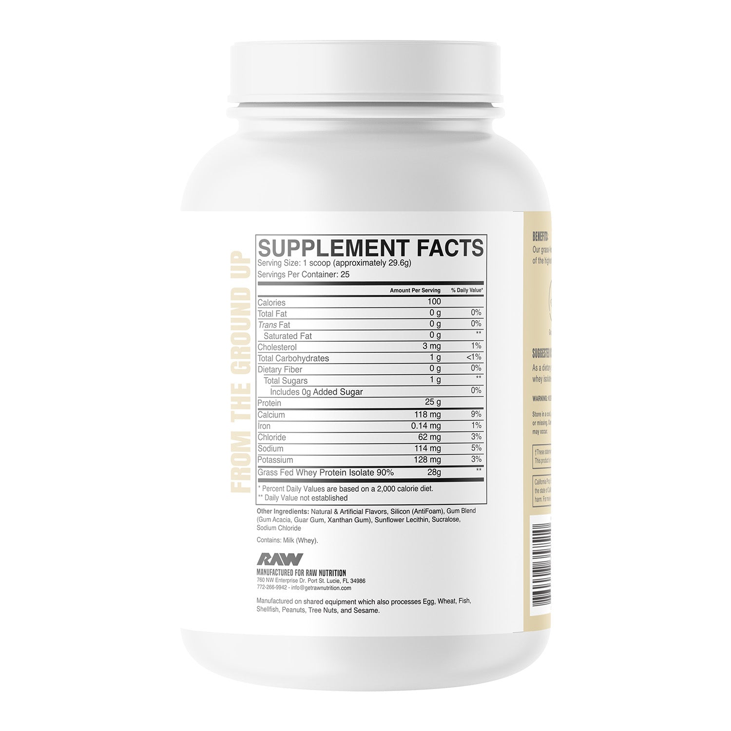 بروتين معزول من RAW Nutrition