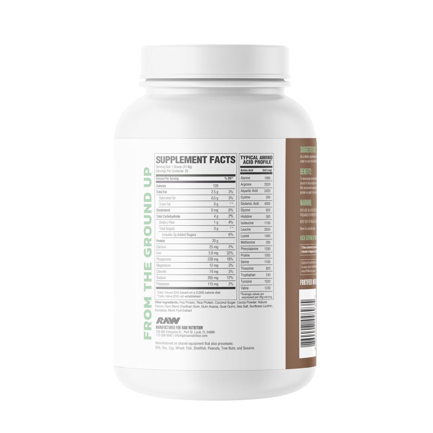 بروتين نباتي من RAW Nutrition