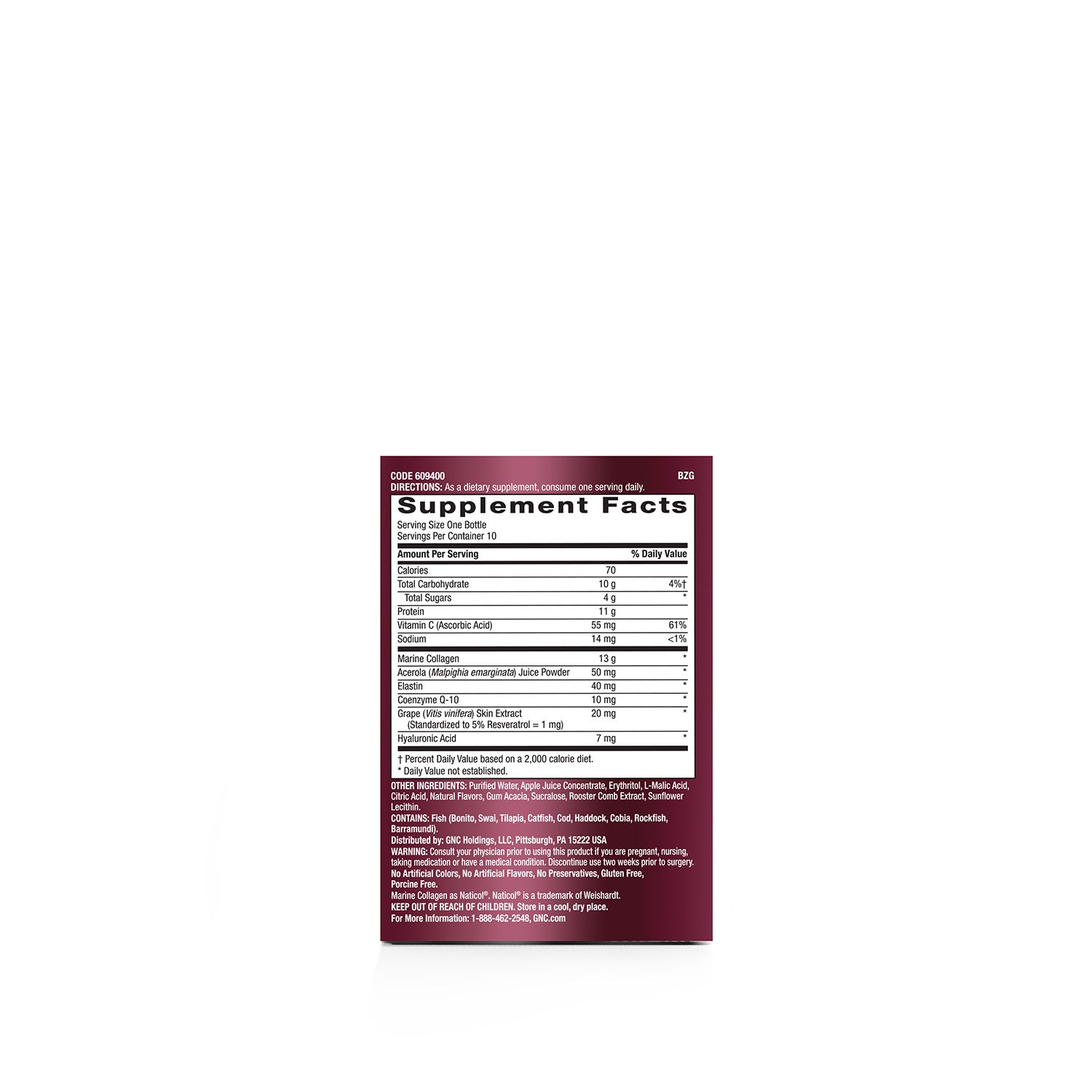 GNC Premier Collagen Advanced Shot 50 mL