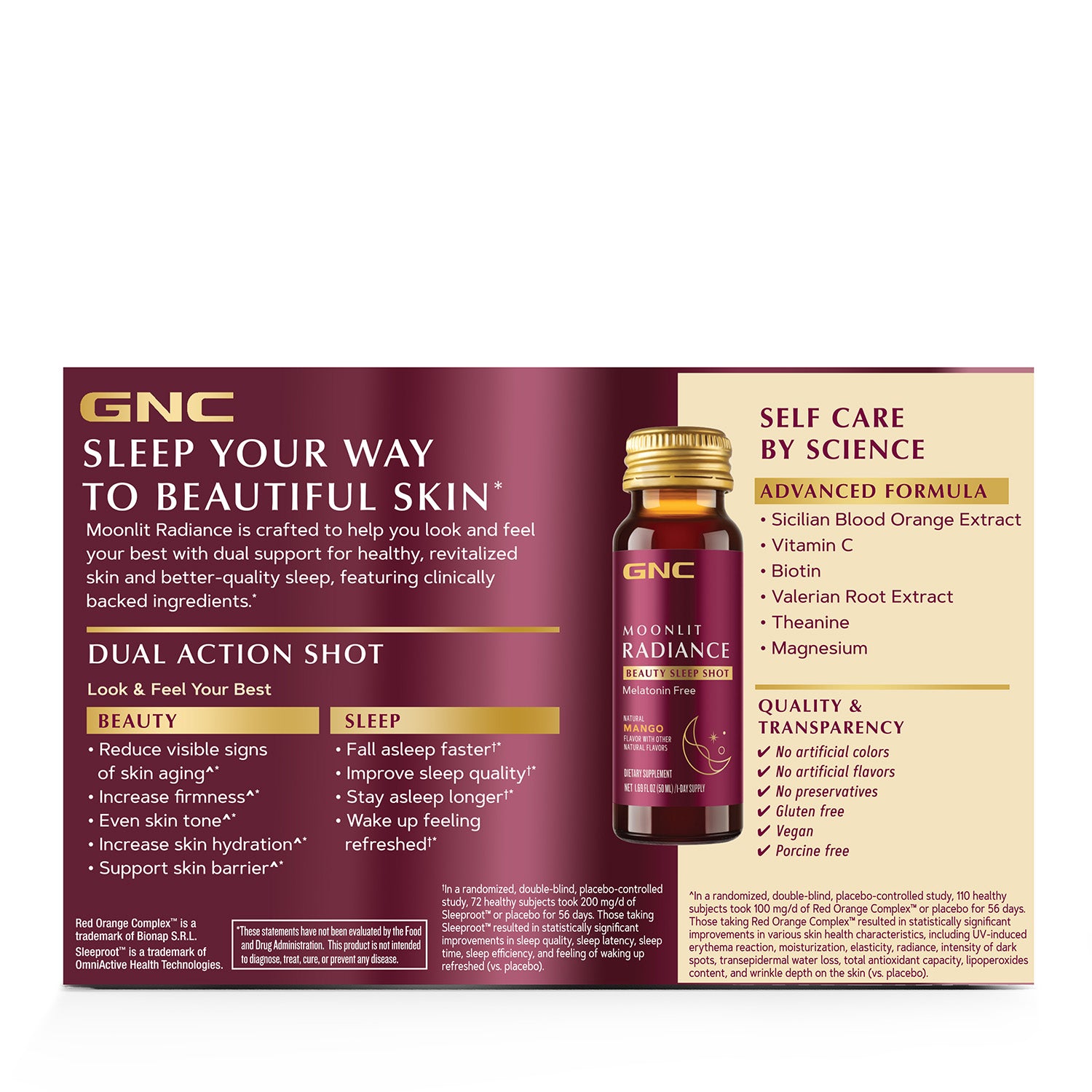 GNC Premier Moonlit Radiance Beauty Sleep Shot