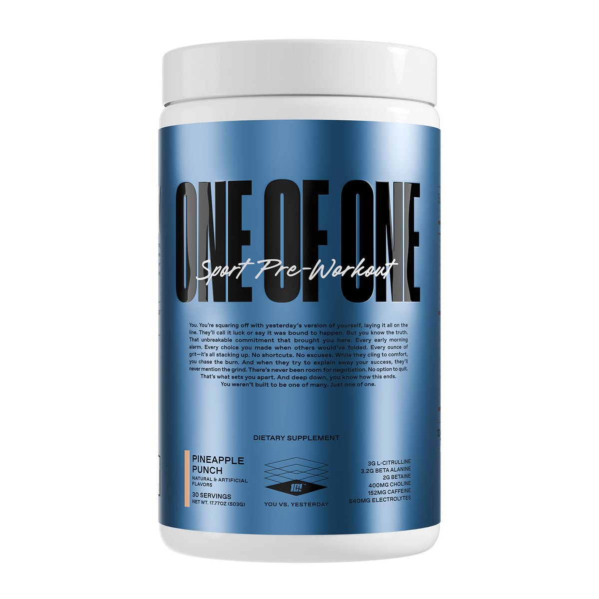 One of One Sport Pre-Workout