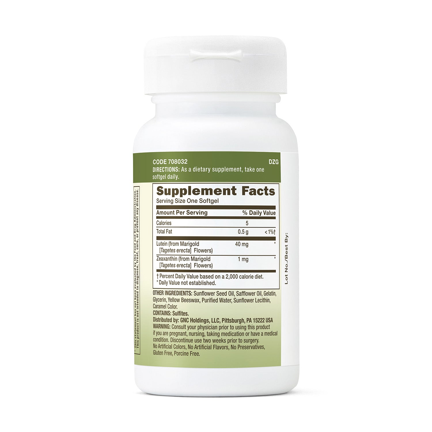 جي إن سي هيربال بلس® لوتين 40 ملغ