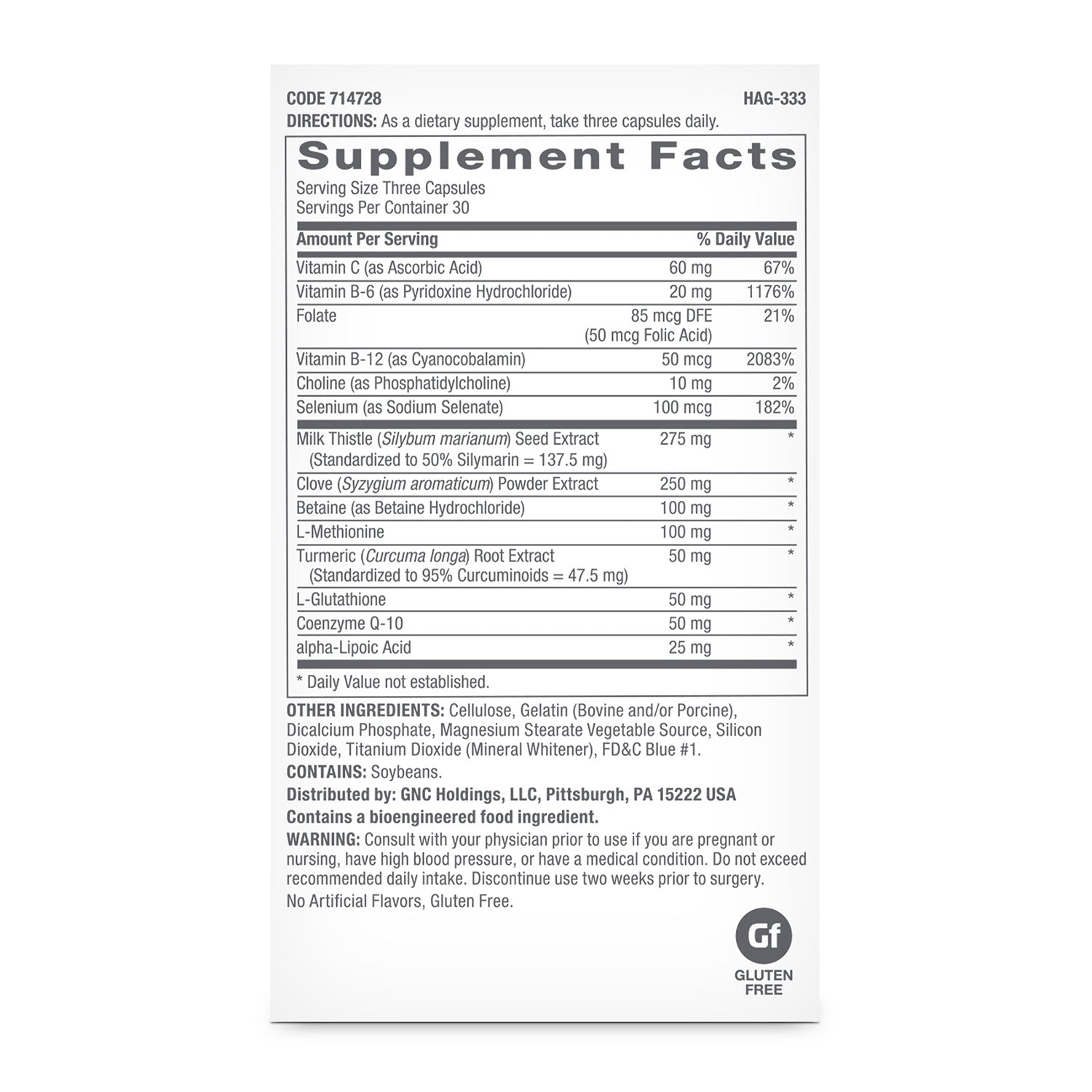 GNC Preventive Nutrition® Liver Health Formula