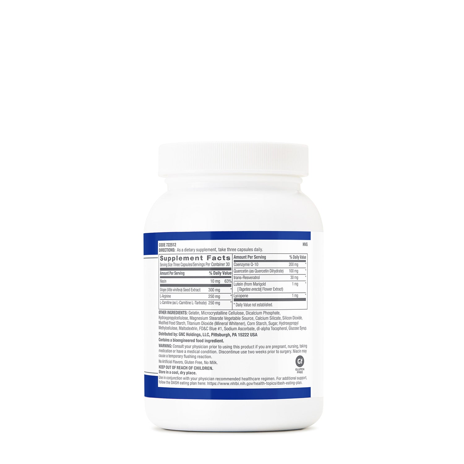 تركيبة GNC Preventive Nutrition® لضغط الدم الصحي